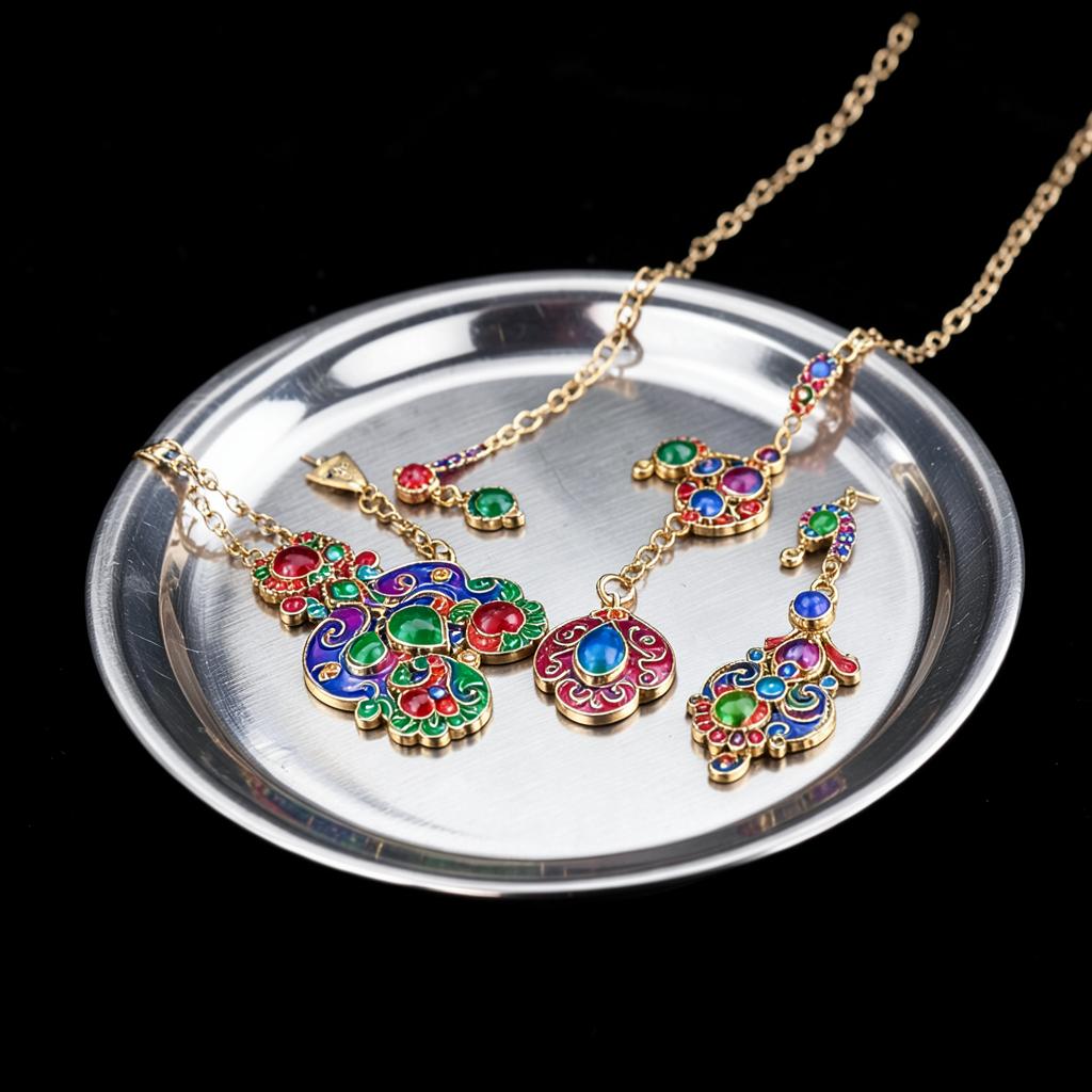 Michal Negrin Crystal Drop Earrings